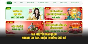 Mã Khuyến Mãi QQ88 – Nhanh Tay Săn, Nhận Thưởng Cực Đã